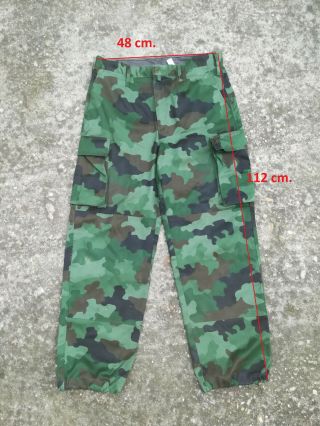 Yugoslavian/Serbian Army Pants in M93 Camouflage 2