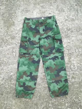 Yugoslavian/Serbian Army Pants in M93 Camouflage 4