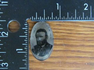 unusual size Civil War General Ulysses Grant tintype photograph 5