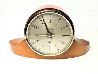Vintage Mid - Century Seth Thomas Electric Dynaire 1 - E Mantel Clock,  Great