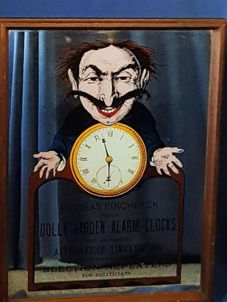 Vintage Dolly - Varden Alarm - Clocks Magician Nottingham Bar Mirror Rex Japan