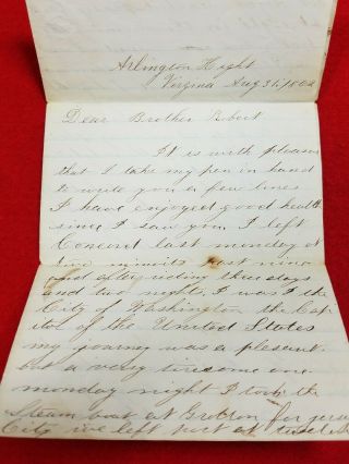 4) letters from soldier Morrison Alexander Co.  A 9th Regiment N H 5