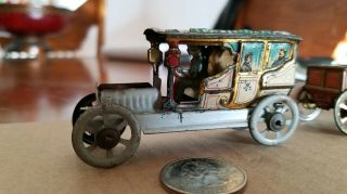 Germany Meier / Fischer Distler Limousine Auto Car Tin Litho Toy Penny Toy