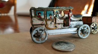 Germany MEIER / FISCHER DISTLER LIMOUSINE AUTO CAR Tin Litho Toy Penny Toy 2