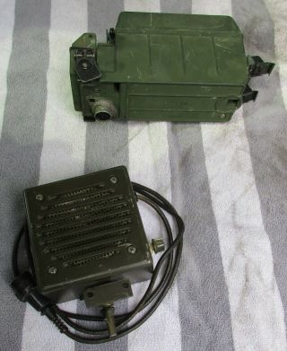 Military Radio? Battery - Box Ls - 166/u And Speaker - Assembly