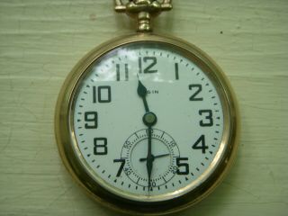 Elgin 21 Jewel Bw Raymond Pocket Watch