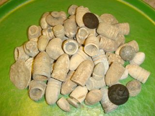 Great Group Of 59 Confederate And Union Civil War Bullets Dug In Virginia