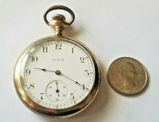 Vintage Elgin (13057388) Pocket Watch - Size :16s -