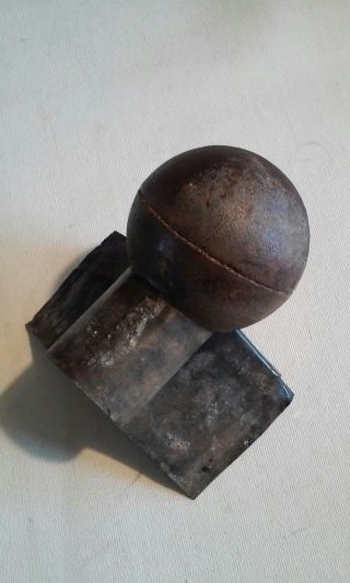 Antique End Cap Milcor Barn Shed Roof Ridge Ball 3 - 1/2 " Ball