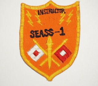 Southeast Asia Signal School Us Army Vietnam Theater Made Pocket Patch P9360
