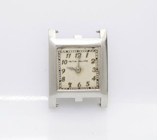 Rare Platinum Patek Philippe Project Mens Wrist Watch,  Made In 1914.  Needs Help