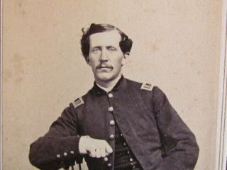 28th York Infantry Captain Charles H.  Fenn Cdv Photograph