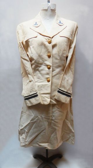 World War Ii Navy Wave Uniform,  With Accessories