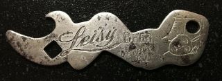 Leisy Beer Mermaid Lady Opener Peoria Il Rare 1910s Hard To Find Figural