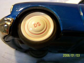 Vintage 1950s Bandai Japan Citroen DS 19 Sedan Tin Lithographed Friction Toy Car 7