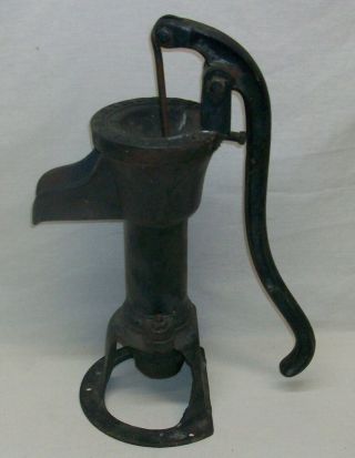 Antique Cast Iron Hand - Crank Countertop Water Pump " The Deming Co.  Salem Ohio "