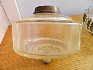 Cut Glass Font Or Reservoir For Oil Lamp