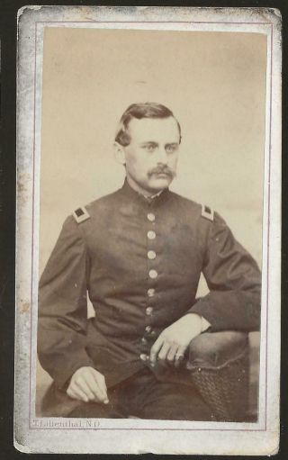 Civil War Cdv Union Lt By Lilianthal Orleans La.