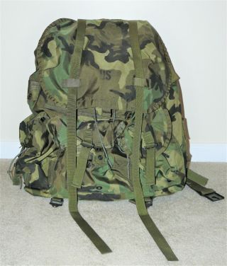 Us Military Alice Field Pack Backpack Rucksack Large Lc - 1 With Straps & Frame