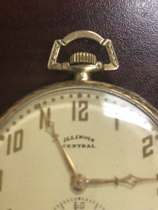 14k Solid Gold Antique Pocket Watch - Illinois Watch Co GREAT FATHERS DAY GIFT 6