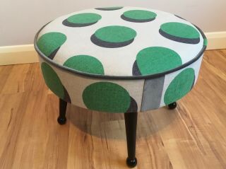 Bespoke Vintage - Retro - Mid Century Foot Stool - Fully - Atom 4