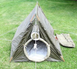 WWII 1944 U.  S.  Army USMC TWEEDIE 2 MAN TENT 10th Mountain Division WW2 2