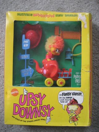 Mattel Upsy Downsy Flossy Glossy Fireman Elephant