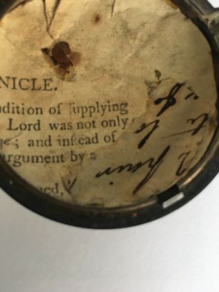 1780 ' s Verge Fusee Silver Pair Case Pocket Watch By B Watkins Of London 11