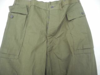 Ww2 Us Army 13 Star Button Hbt Combat Pants Size 40 X 33
