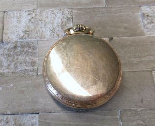 1943 Vintage Elgin Pocket Watch with 10KT Rolled Gold Plated Case 9 - J 11 - E8867 4