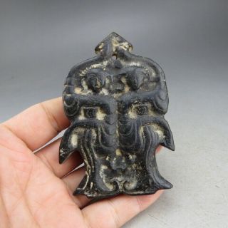 China,  Jade,  Hongshan Culture,  Hand Carving,  Natural Jade,  Dancer,  Pendant A10