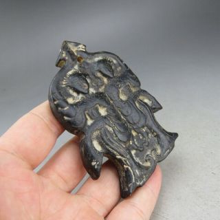 China,  jade,  hongshan culture,  hand carving,  natural jade,  dancer,  pendant A10 3