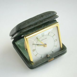 Vintage Savillon Swiss Made Travel Alarm Clock No