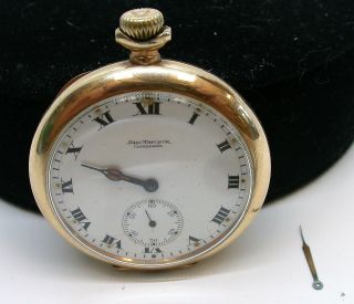 Ball 17 Jewel Commercial Standard Gold Filled Pocket Watch 46 1/2 Mm