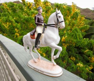 Wien Augarten Vienna Porcelain Figurine Spanish Horse Riding School Lipizzaner 7