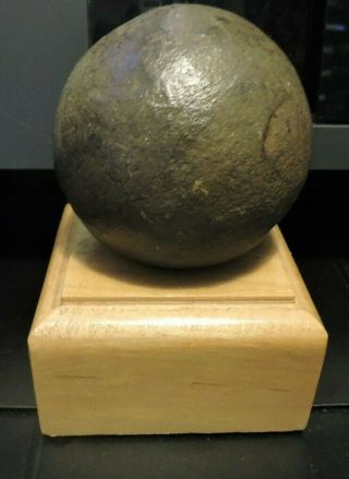 Civil War,  Battle Of Carthage,  Missouri,  Cannon Ball - 5 1/2 Lbs/10 " Diameter