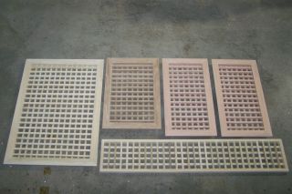 Made To Your Size Large Wood Floor Grate Wall Register Floor Vent Airflow