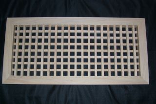 MADE TO YOUR SIZE LARGE WOOD FLOOR GRATE WALL REGISTER FLOOR VENT AIRFLOW 6