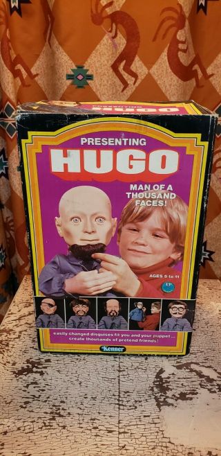 1975 Kenner Hugo Man Of A Thousand Faces W/ Box Vhtf Rare