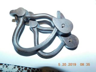 Civil War Era Handcuffs Rare,