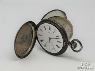 Longines GRAND PRIX Paris 1900 SILVER Case Pocket Watch 21 Jewel Parts 14116 3