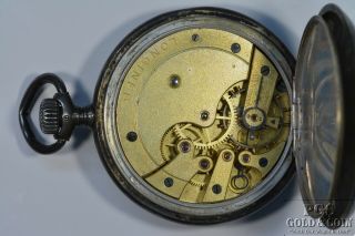 Longines GRAND PRIX Paris 1900 SILVER Case Pocket Watch 21 Jewel Parts 14116 4