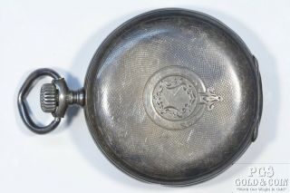 Longines GRAND PRIX Paris 1900 SILVER Case Pocket Watch 21 Jewel Parts 14116 5
