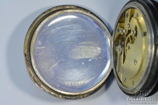 Longines GRAND PRIX Paris 1900 SILVER Case Pocket Watch 21 Jewel Parts 14116 8
