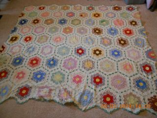 Antique Quilt Grandmothers Garden 2