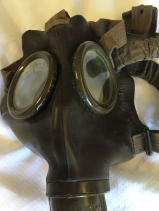 M.  33 Spanish Gas Mask With Canister WW2 Complete 5
