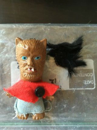 Very Rare Vintage Wolf Man Monster Nik Troll Doll Men Universal Horror