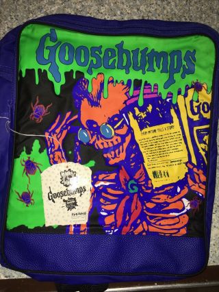 Vintage Cartoons Goosebumps Book Bag With Tags