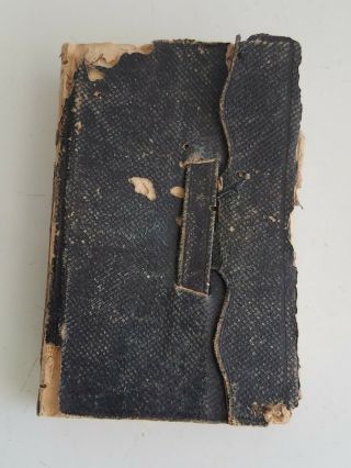 Civil War Soldier’s Pocket Bible Illinois 95th Regt 1862 Union Military