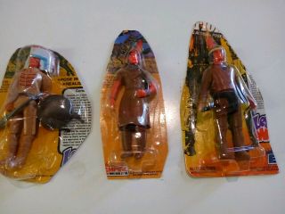 Empire Legends Of The West Cochise Geronimo Indian Squaw Figures 1978 1980